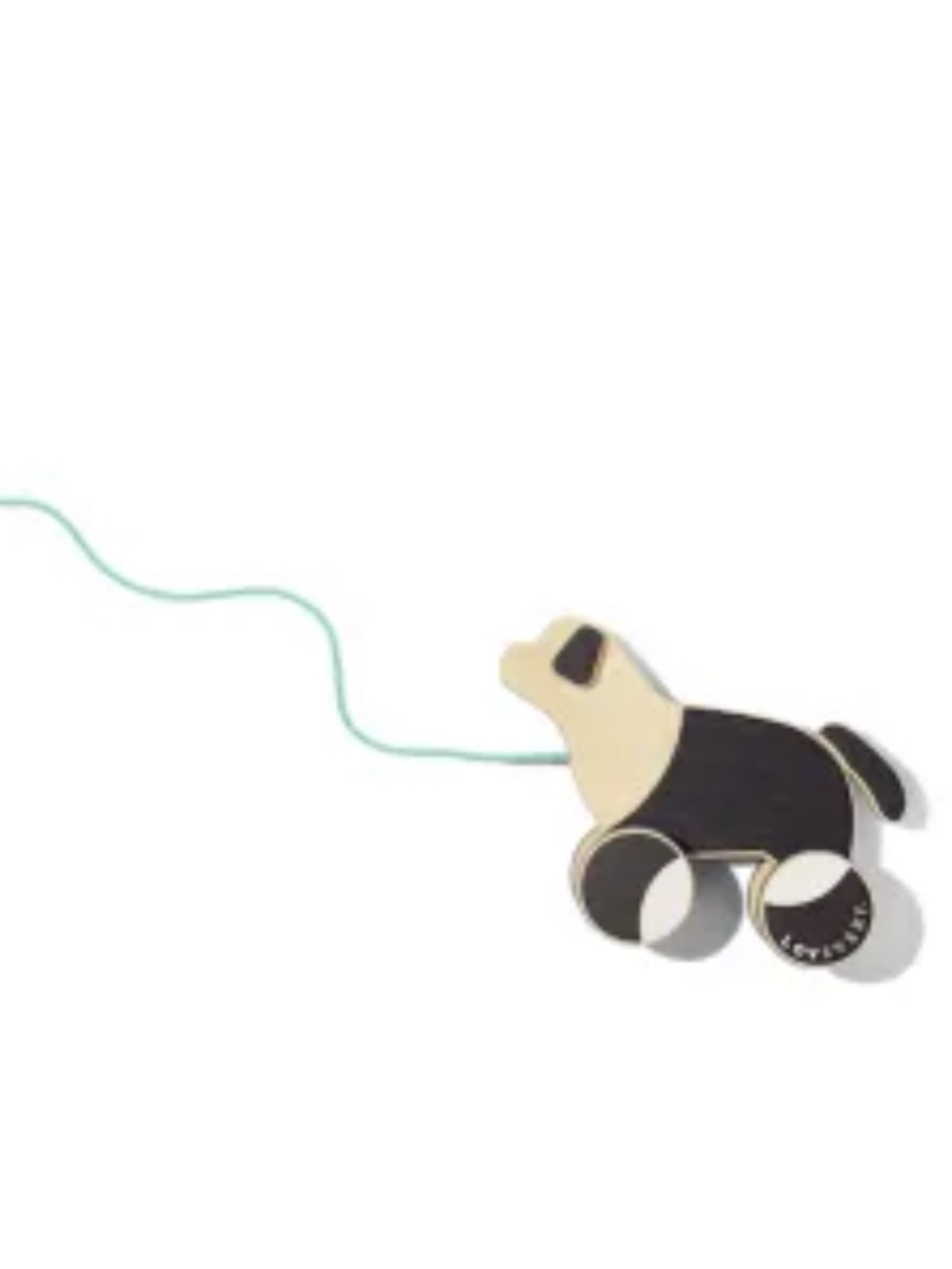 Lovevery wooden dog pull toy